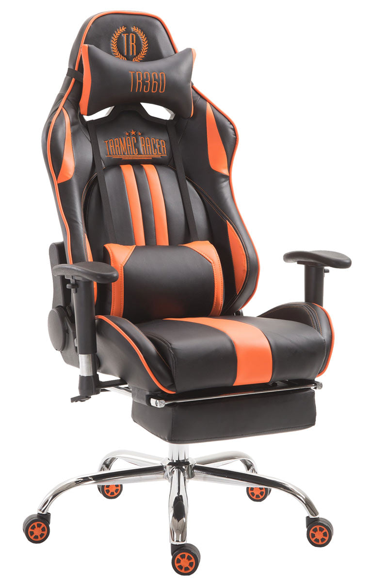 Gaming office chair Limit faux leather with/without footrest