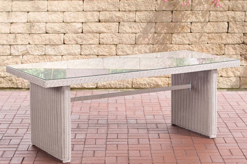 Polyrattan table Fontana XL 200 x 90 cm