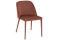 Chair Charlotte set of 2, textile/metal, beige - Available in 6 colors, perfect for every home