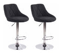 Set of 2 bar stools Lazio fabric