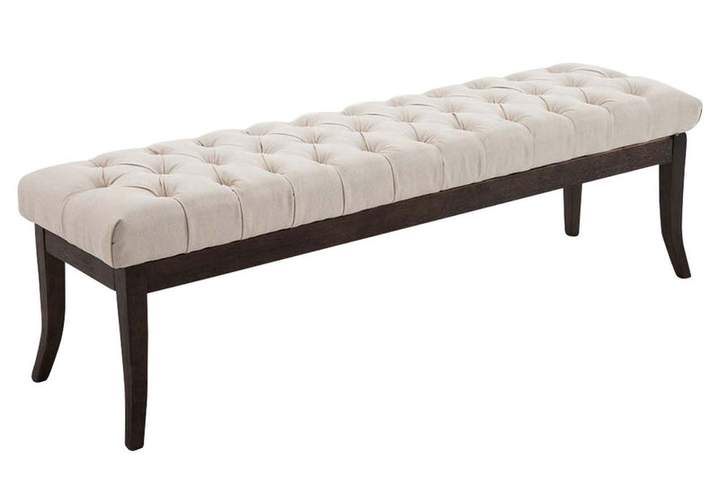 Ramses bench in antique dark fabric