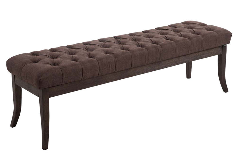 Ramses bench in antique dark fabric