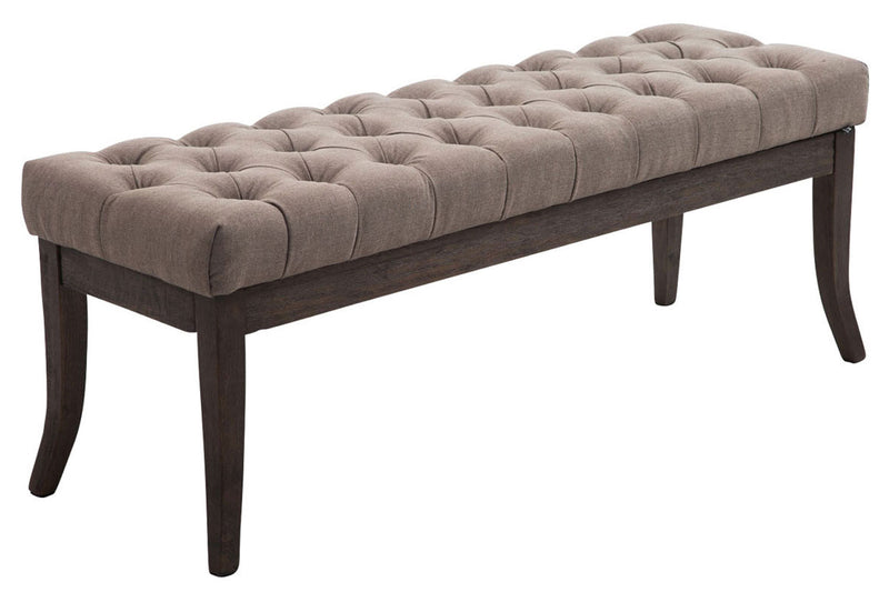 Ramses bench in antique dark fabric