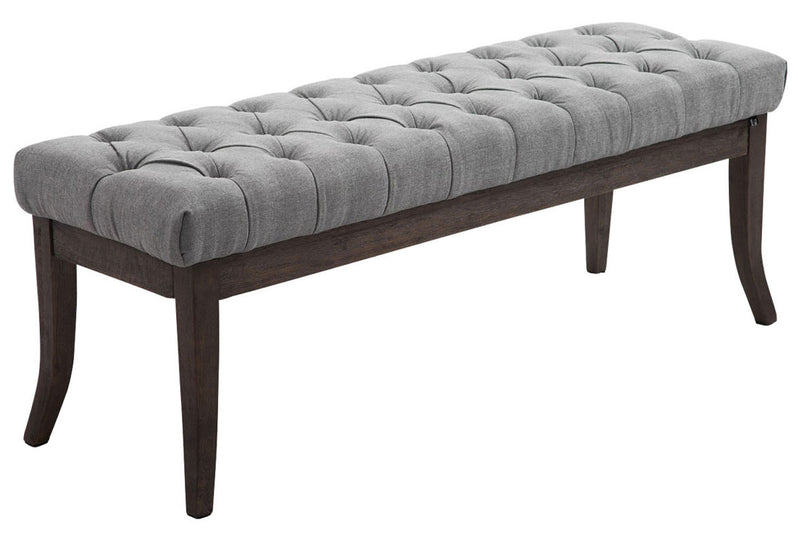 Ramses bench in antique dark fabric