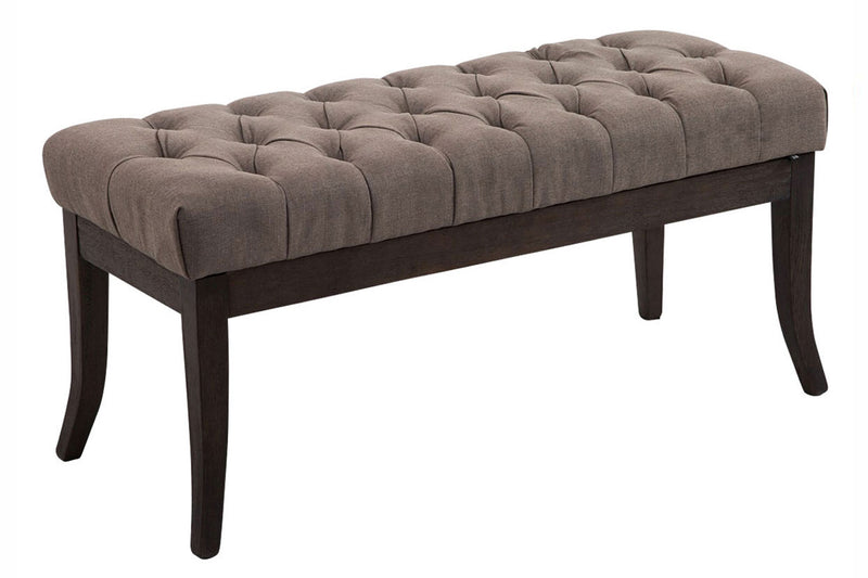 Ramses bench in antique dark fabric