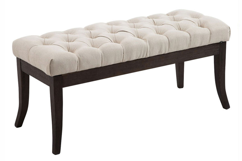 Ramses bench in antique dark fabric