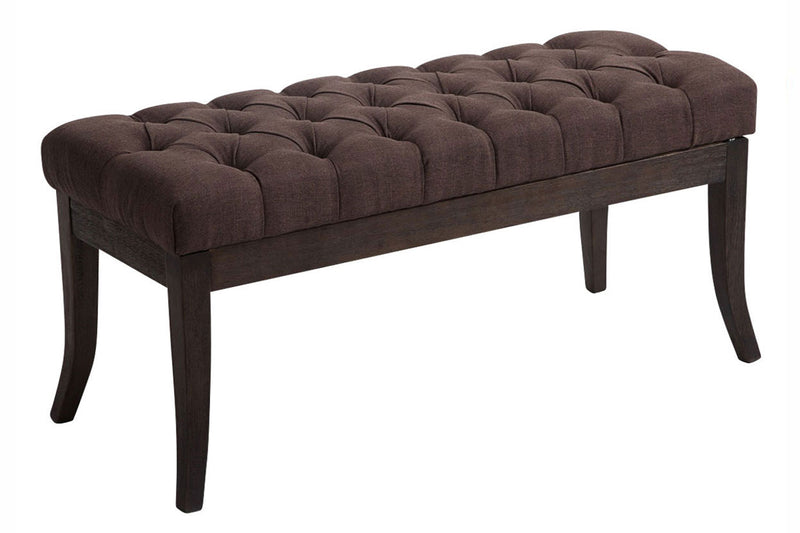 Ramses bench in antique dark fabric