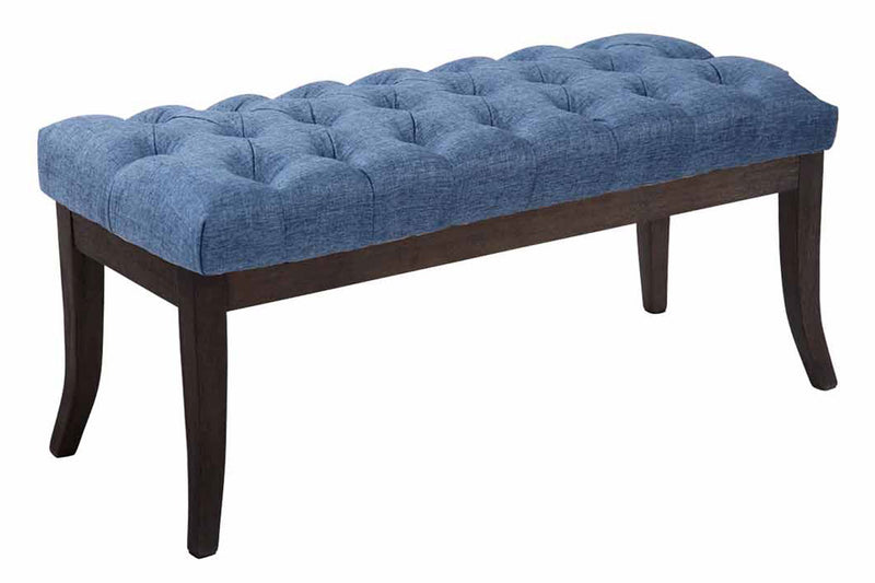 Ramses bench in antique dark fabric