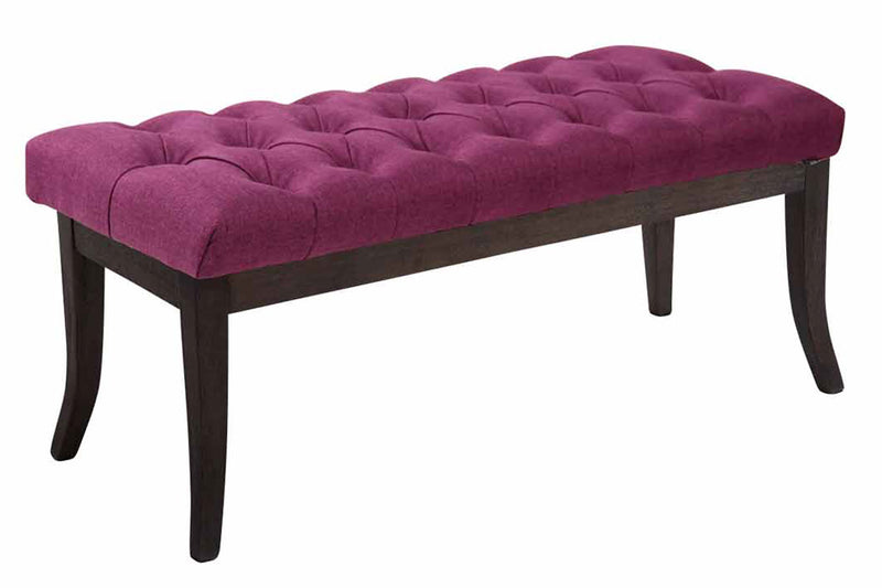 Ramses bench in antique dark fabric