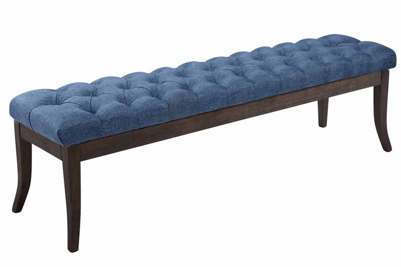 Ramses bench in antique dark fabric