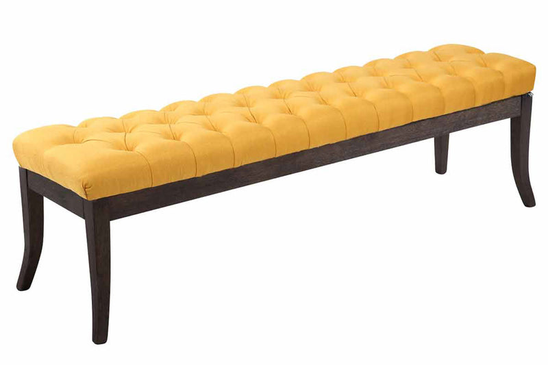 Ramses bench in antique dark fabric