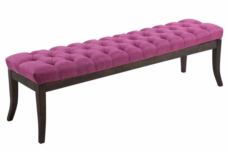 Ramses bench in antique dark fabric