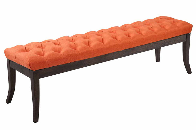 Ramses bench in antique dark fabric