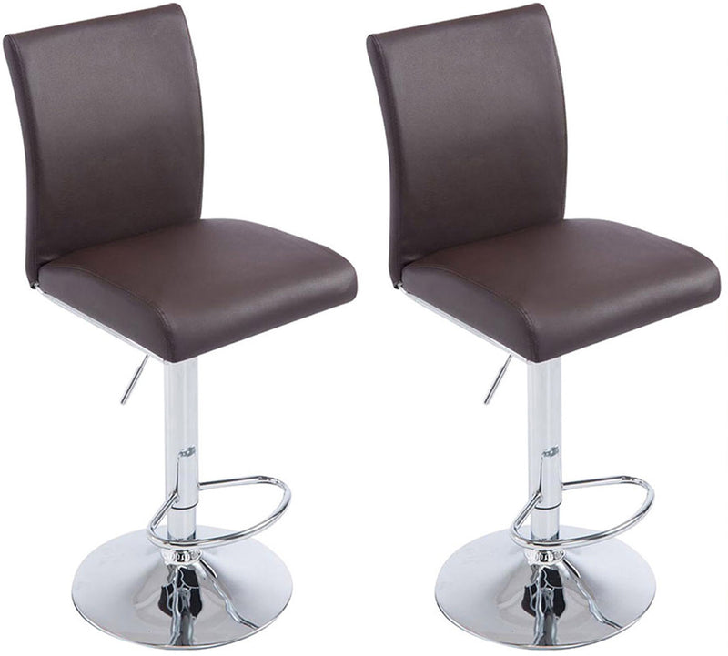 Set of 2 bar stools Cologne faux leather