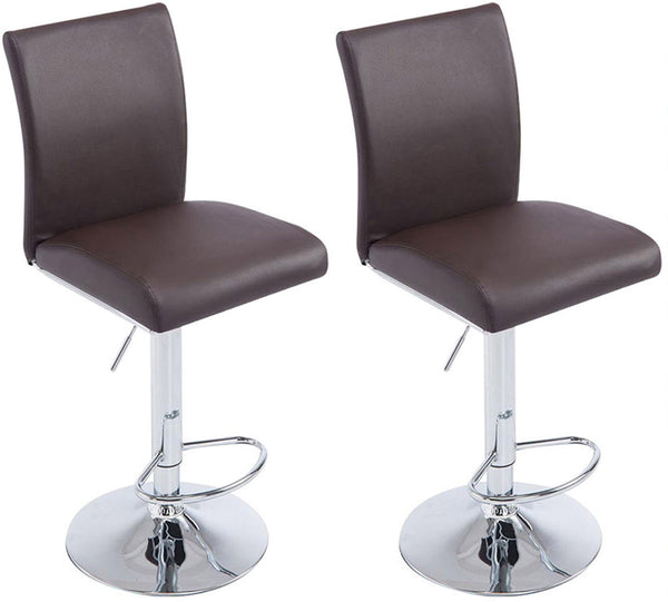 Set of 2 bar stools Cologne faux leather