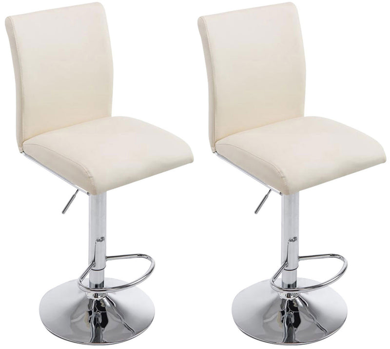 Set of 2 bar stools Cologne faux leather
