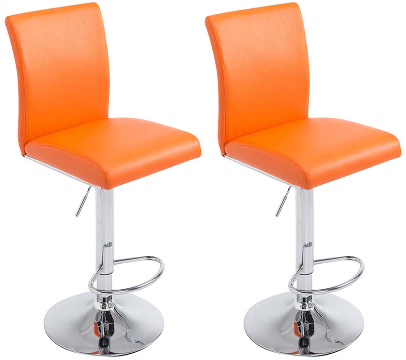 Set of 2 bar stools Cologne faux leather