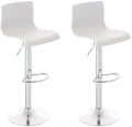 Set of 2 Hover plastic bar stools