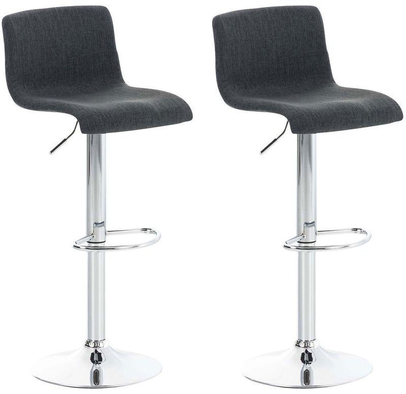 Set of 2 bar stools Hover fabric