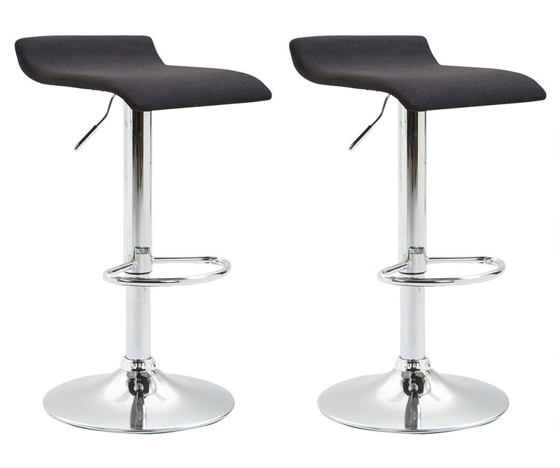 Set of 2 bar stools Dyn fabric