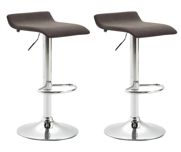 Set of 2 bar stools Dyn fabric