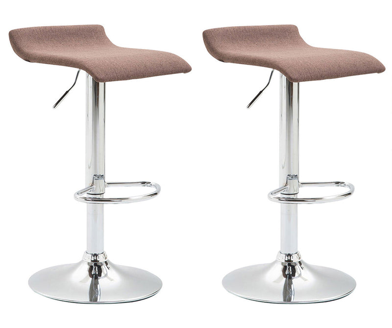 Set of 2 bar stools Dyn fabric