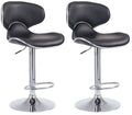 Set of 2 bar stools Las Vegas faux leather