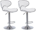 Set of 2 bar stools Las Vegas faux leather