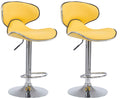 Set of 2 bar stools Las Vegas faux leather