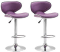 Set of 2 bar stools Las Vegas faux leather