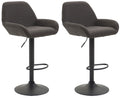 Set of 2 bar stools Braga fabric