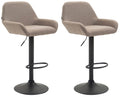 Set of 2 bar stools Braga fabric