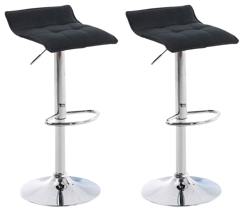 Set of 2 bar stools Madison fabric