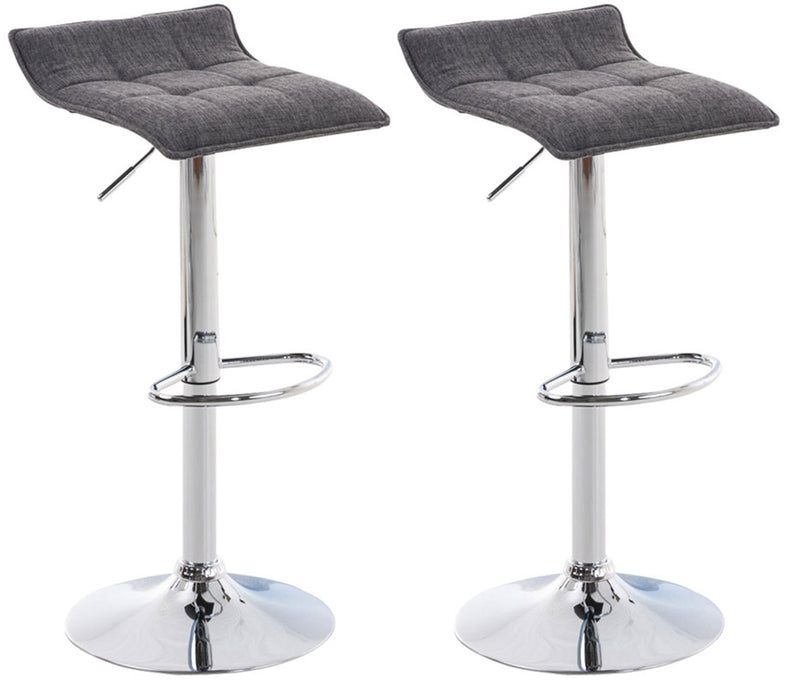 Set of 2 bar stools Madison fabric