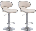 Set of 2 bar stools Las Vegas V2 fabric