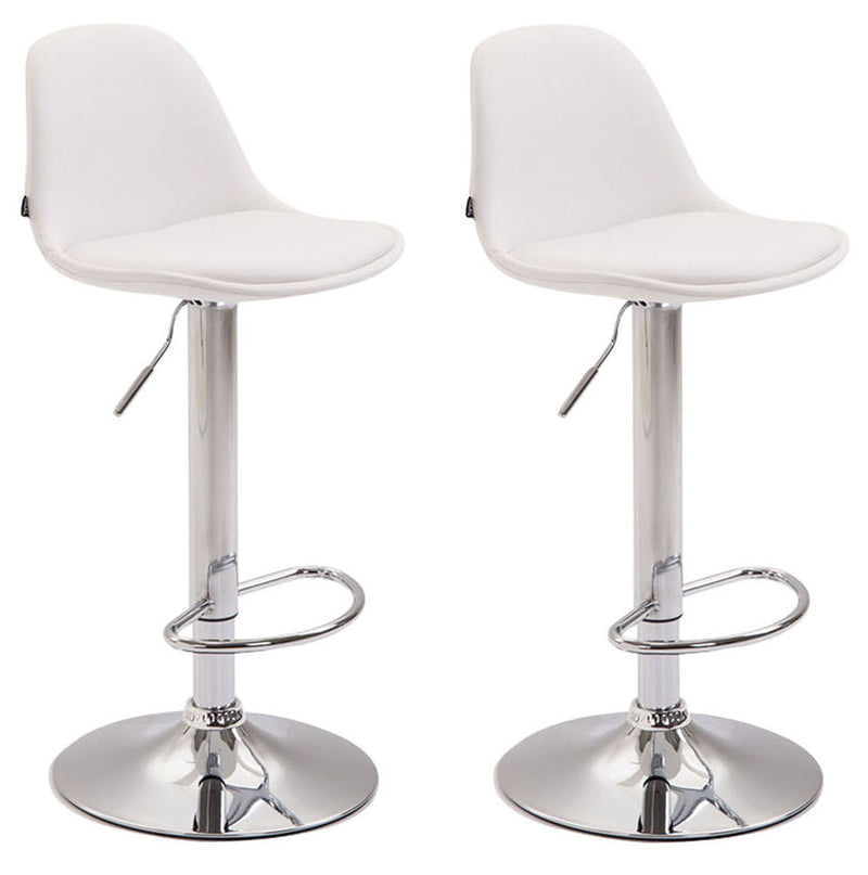 Set of 2 bar stools Kiel faux leather