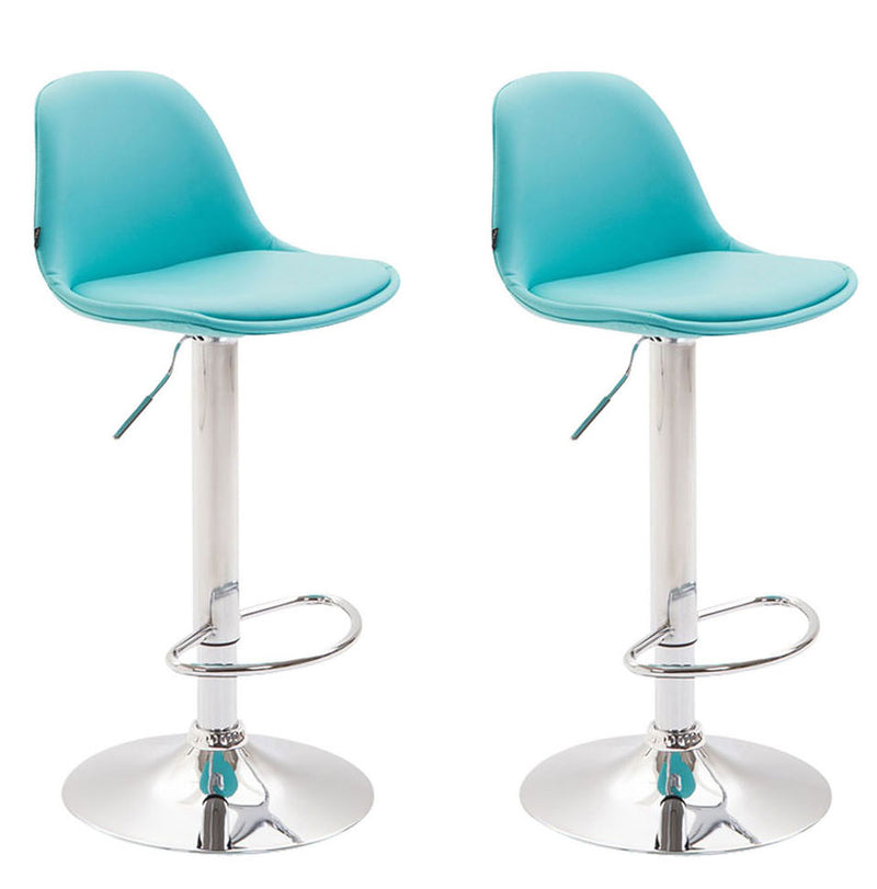 Set of 2 bar stools Kiel faux leather