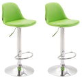 Set of 2 bar stools Kiel faux leather