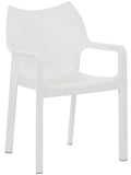 Diva garden chair with armrests