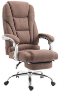 Pacific fabric office chair with footrest