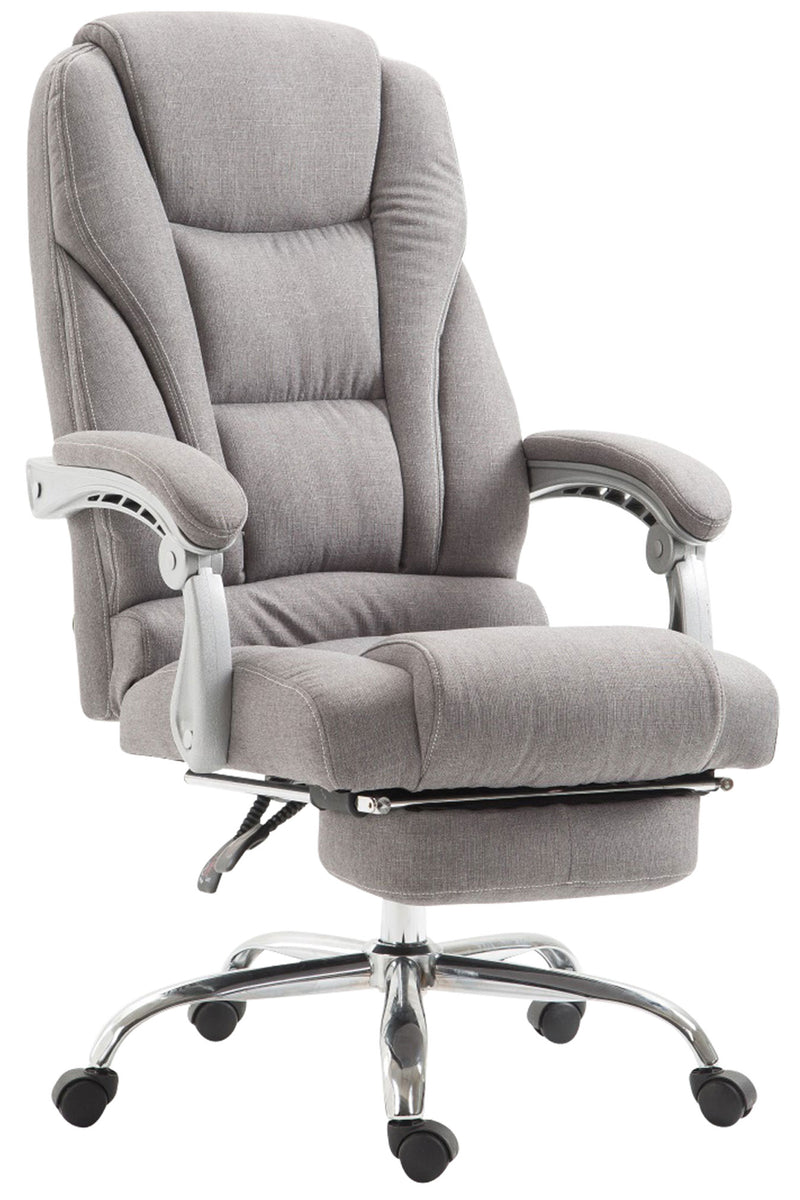 Pacific fabric office chair with footrest