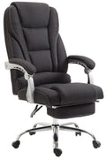 Pacific fabric office chair with footrest