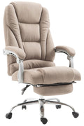 Pacific fabric office chair with footrest