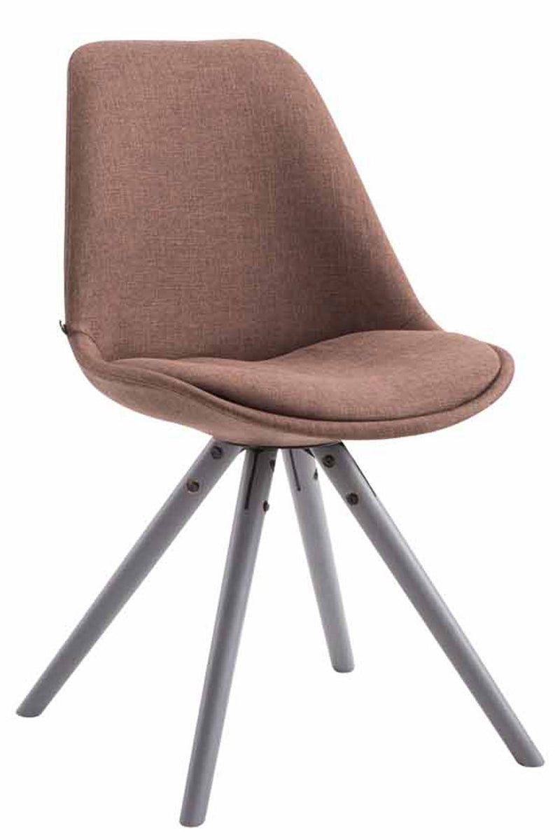 Visitor chair Toulouse fabric round