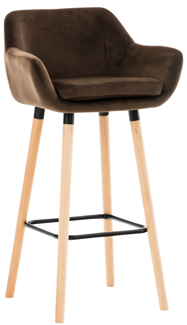 Bar stool Grant velvet