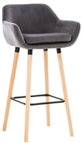 Bar stool Grant velvet