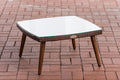 Polyrattan table Ameland