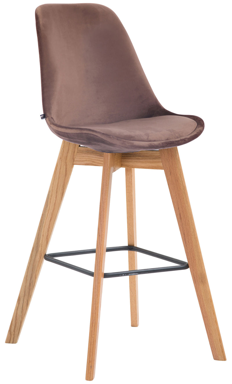 Bar stool Metz velvet