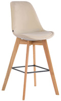 Bar stool Metz velvet