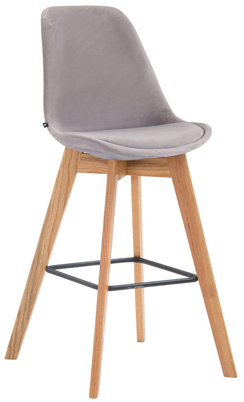 Bar stool Metz velvet